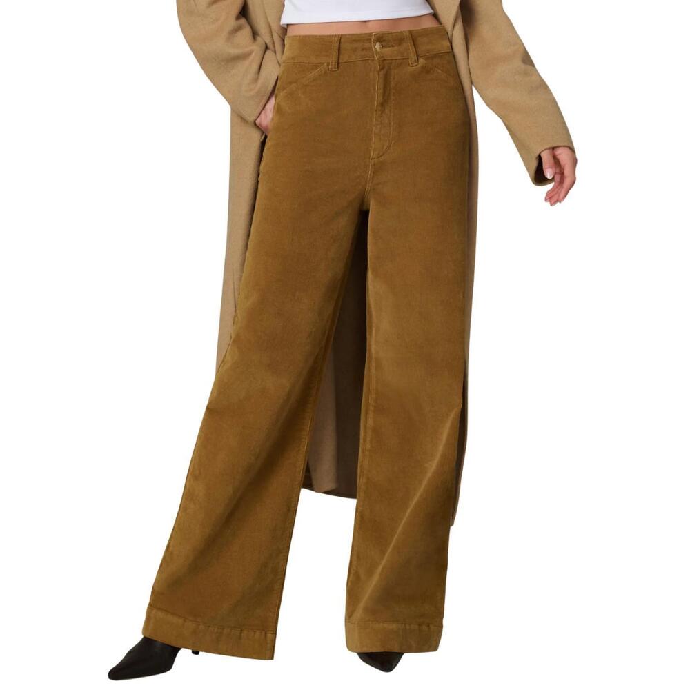 NEW JOE'S JEANS mia wide leg corduroys jeans in bronze brown